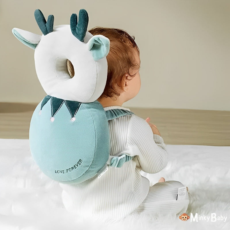 Soft baby head protection pillow for safe playtime and exploration