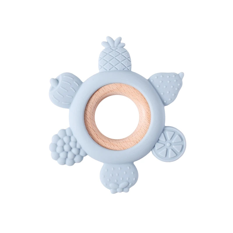 Silicone chew toy for newborns and infants, 0-12 months